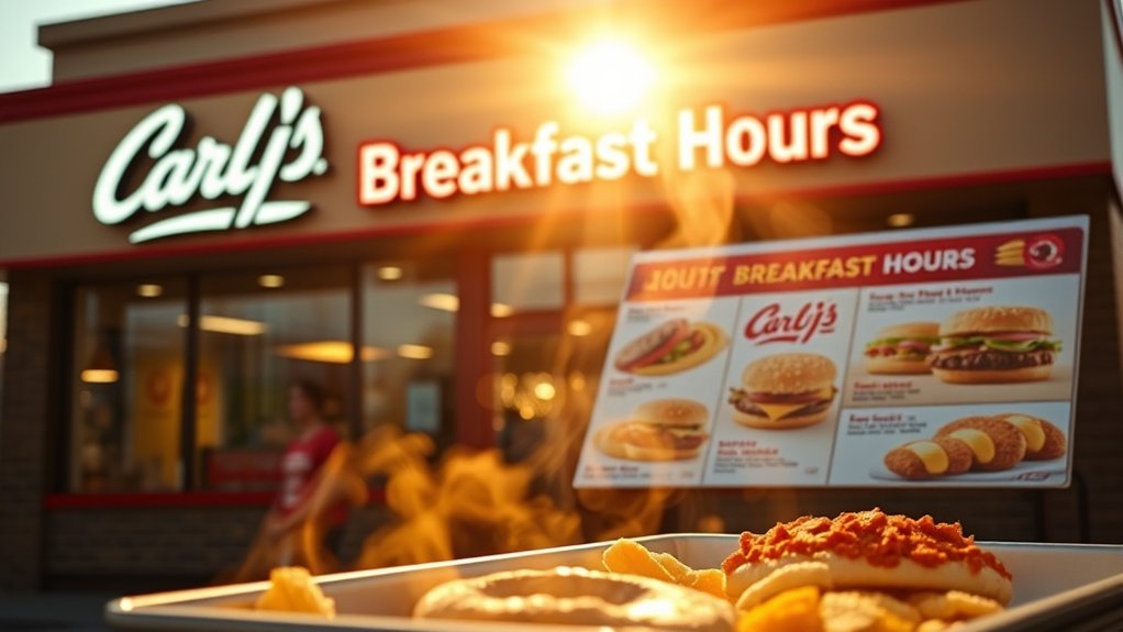 breakfast served 5 10 30 a m