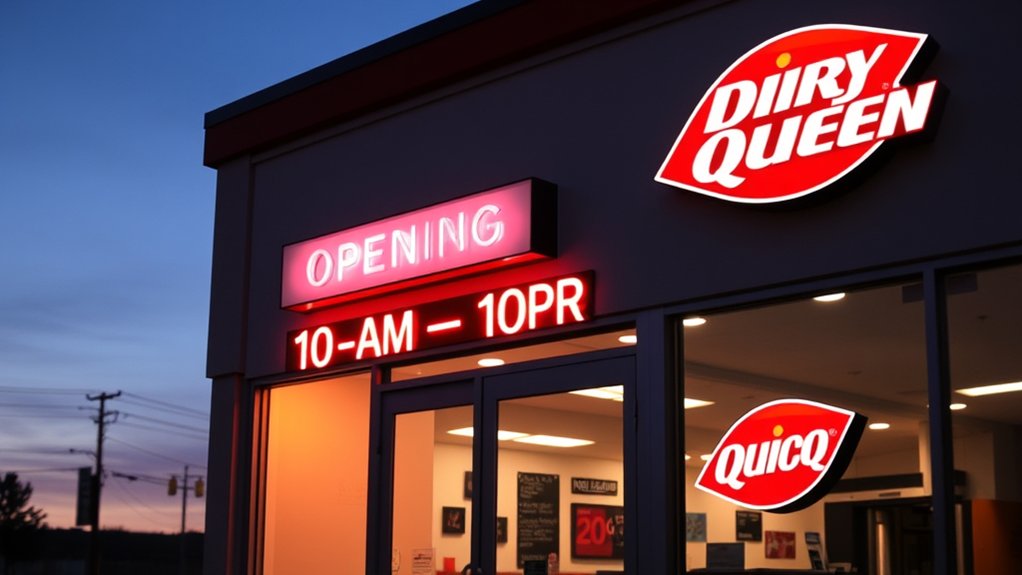 dairy queen hours of operation