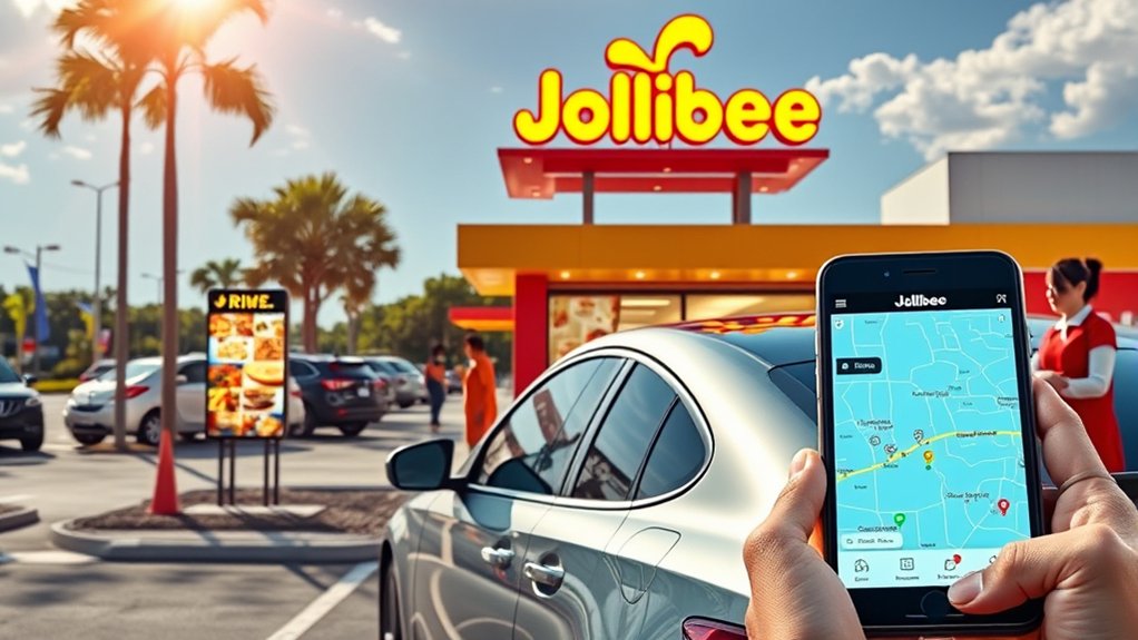 find jollibee drive thrus easily