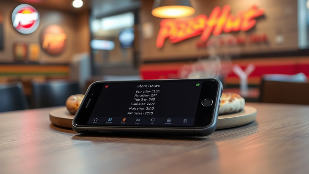find pizza hut hours easily