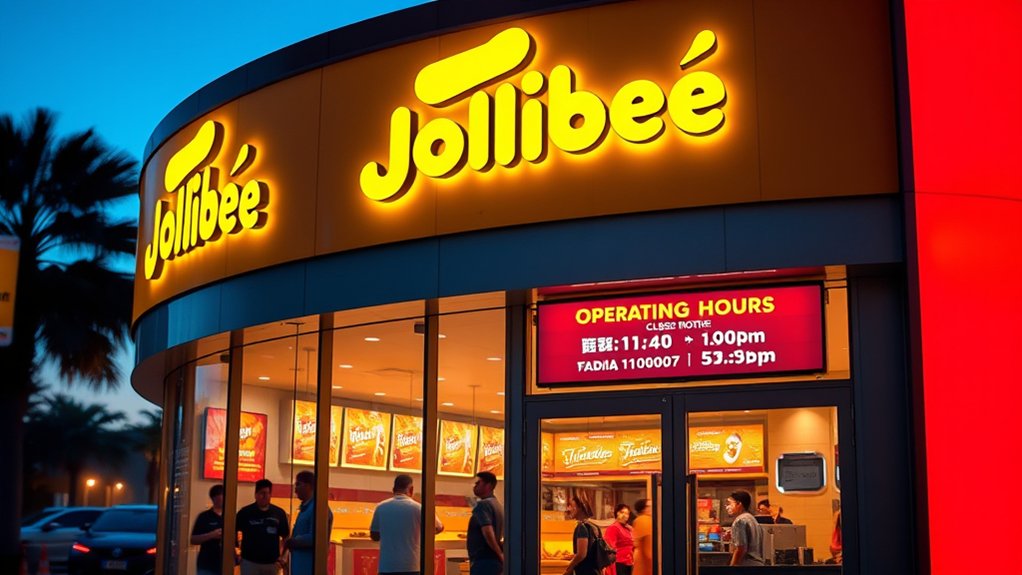 jollibee operating hours vary