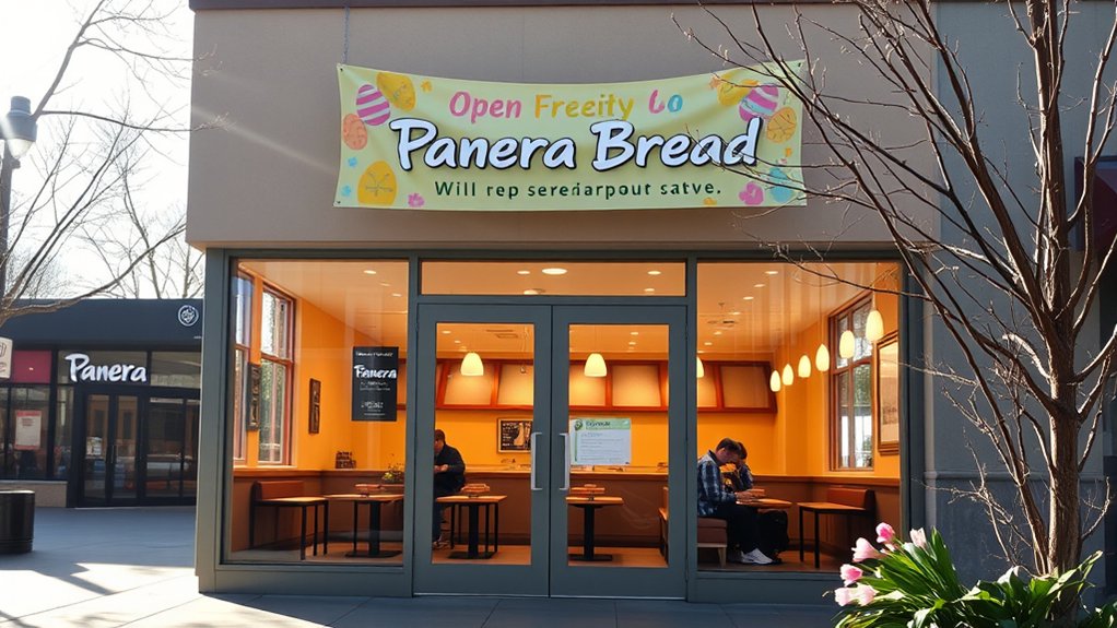 panera bread easter hours